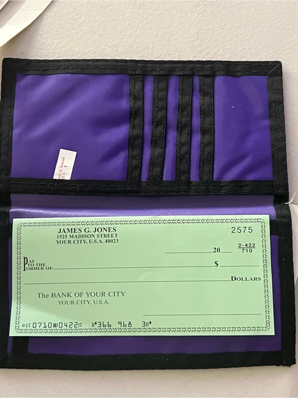 Northwestern Purple Trifold Wallet - Men
